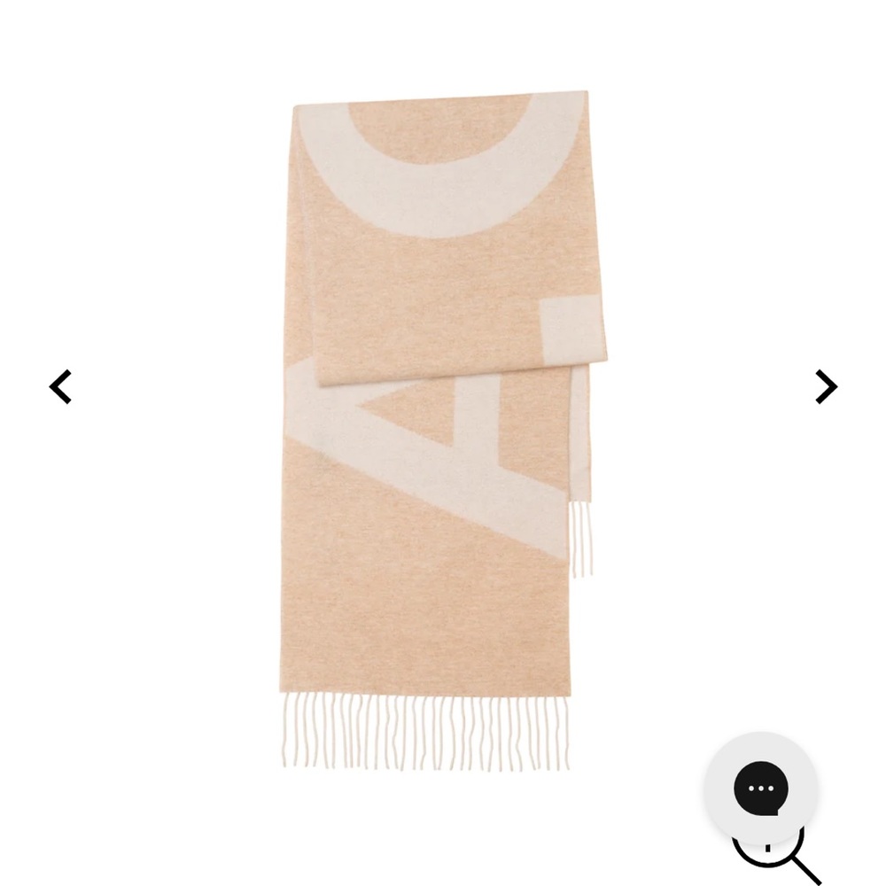 A.P.C scarf with logo